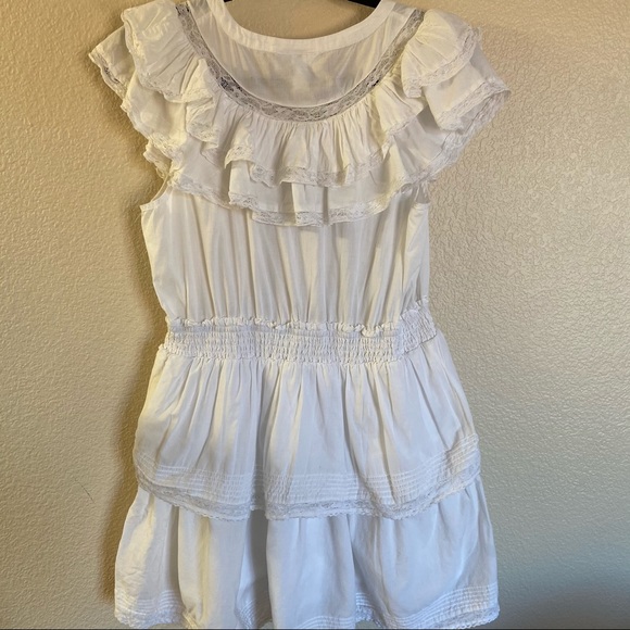Loveshackfancy x Target white Penelope embroidered tier ruffle dress, large - Picture 7 of 9